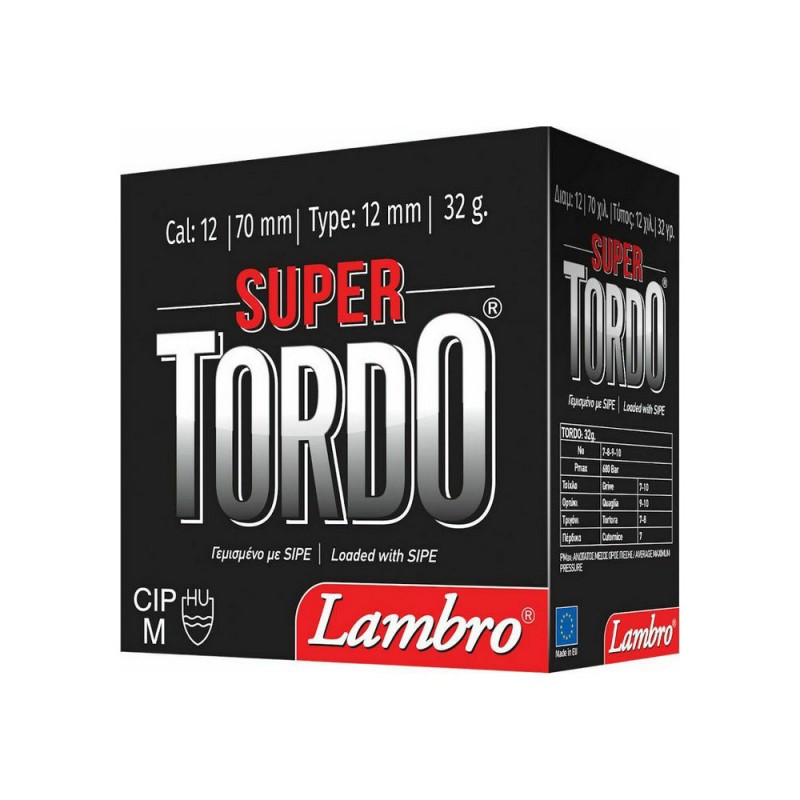 Φυσίγγια Super Tordo 32gr LAMBRO-alagiannis.gr